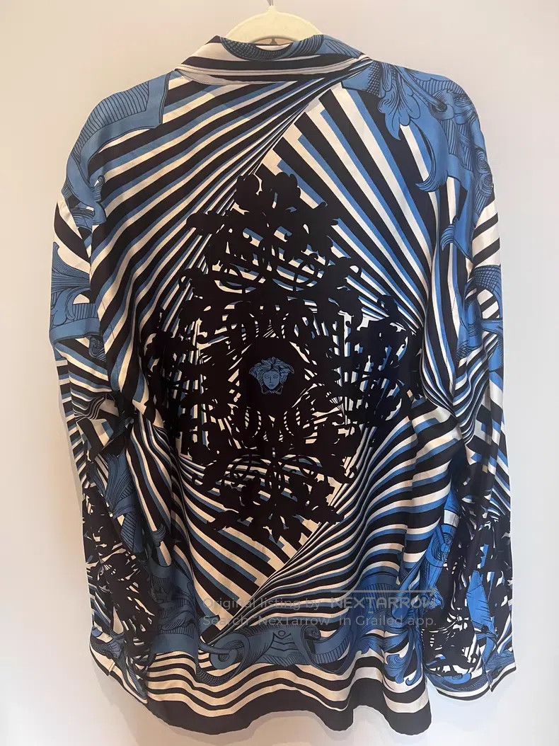 Versace Versace Mulberry silk print long-sleeved shirt Size US XS / EU 42 / 0 - 2 Thumbnail