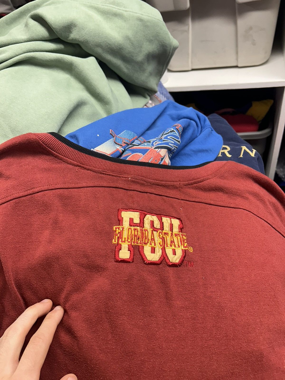 Vintage Crazy Vintage 90s Essential Florida State Seminoles Crewneck Size US XL / EU 56 / 4 - 4 Thumbnail