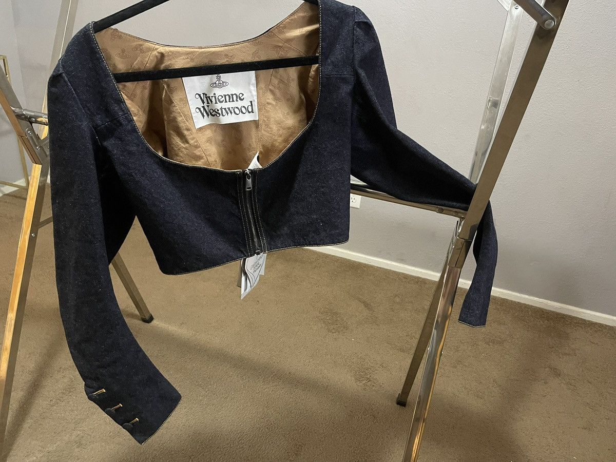 Vivienne Westwood Navy Spencer Jacket (bustier/corset) Size M / US 6-8 / IT 42-44 - 12 Thumbnail