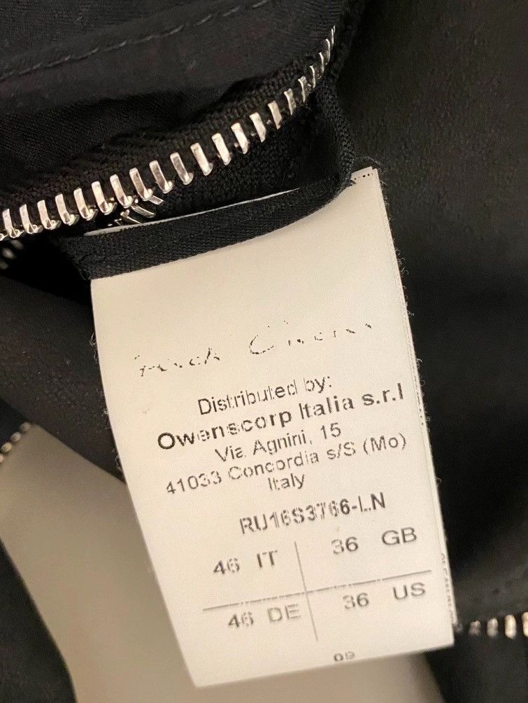 Rick Owens Rick owens mainline ro diagonal zipper hooded 2412-Nextarrow Size XS / US 0-2 / IT 36-38 - 6 Thumbnail