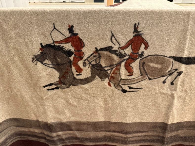 Loro Piana LORO PIANA size:180*135cm Tang Dynasty riding limited editi Size ONE SIZE - 5 Thumbnail