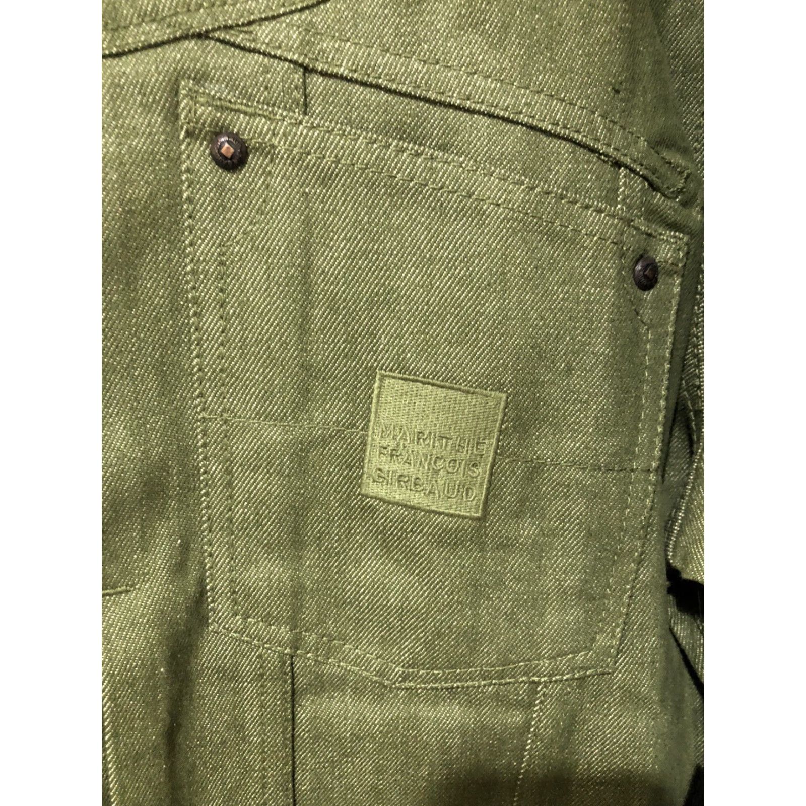 Denime VINTAGE Marithe Francois Girbaud X Front Cypress Denim Jean Jacket XL NWT Men Jacket Size US 36 / EU 52 - 2 Thumbnail