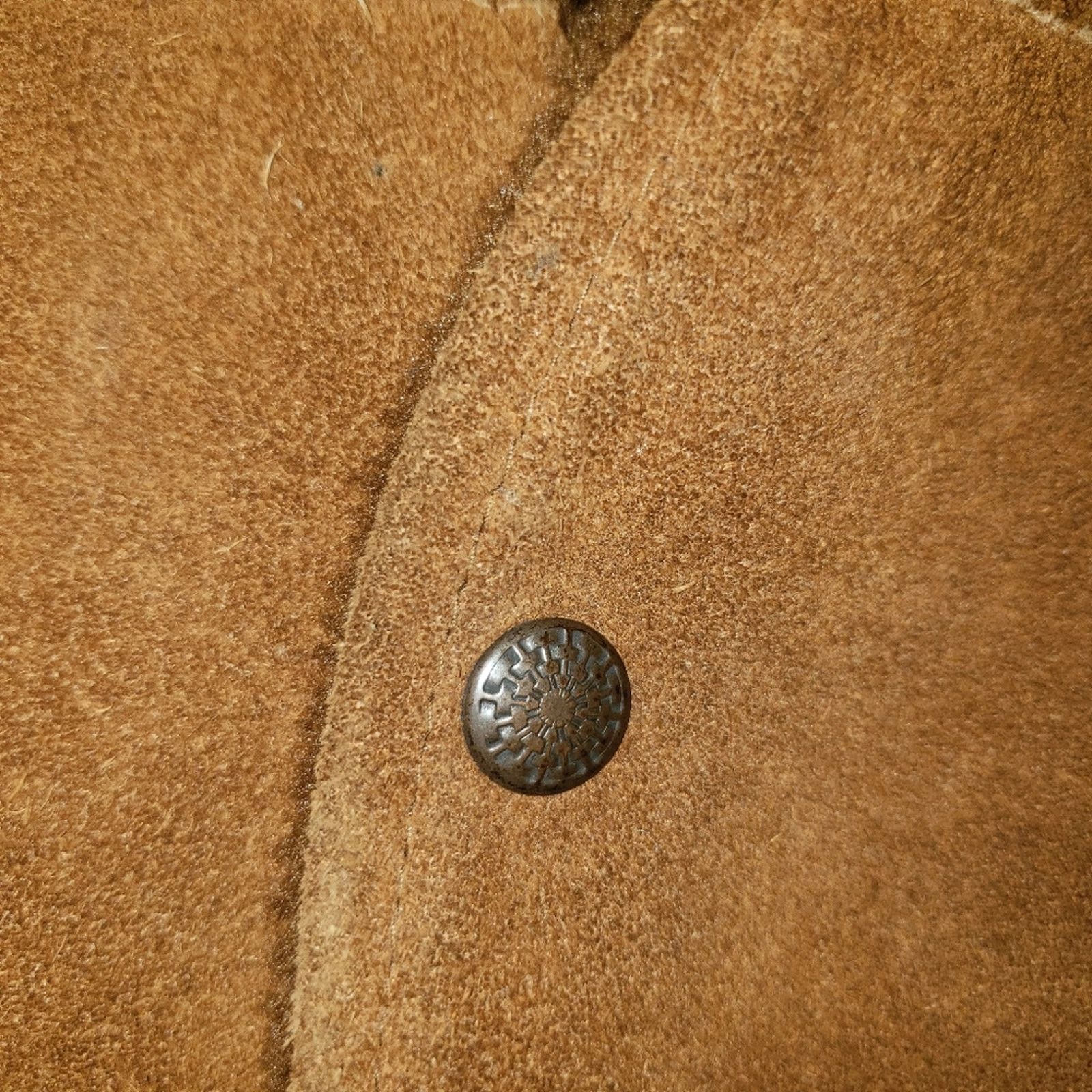 Other EUC Vintage Men's Ranchwear leather snap Western vest sz 44 Size US L / EU 52-54 / 3 - 7 Thumbnail