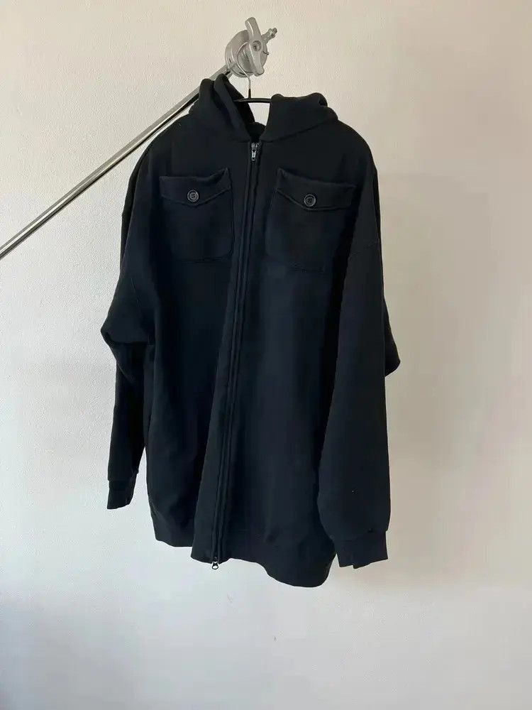 Yohji Yamamoto Sz 2 Yohji Yamamoto Double Pocket Zip-up Hoodie Size US M / EU 48-50 / 2 - 1 Thumbnail