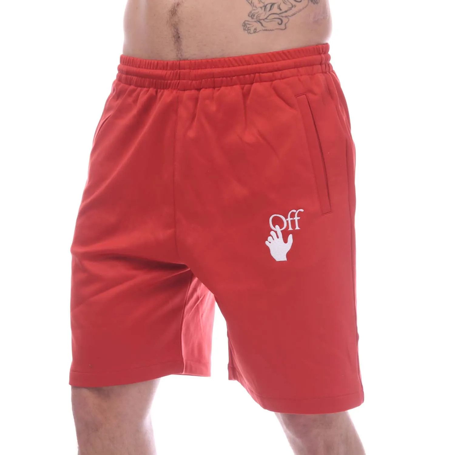 Off-White o1y0325 Logo Short in Red Size US 30 / EU 46 - 1 Thumbnail