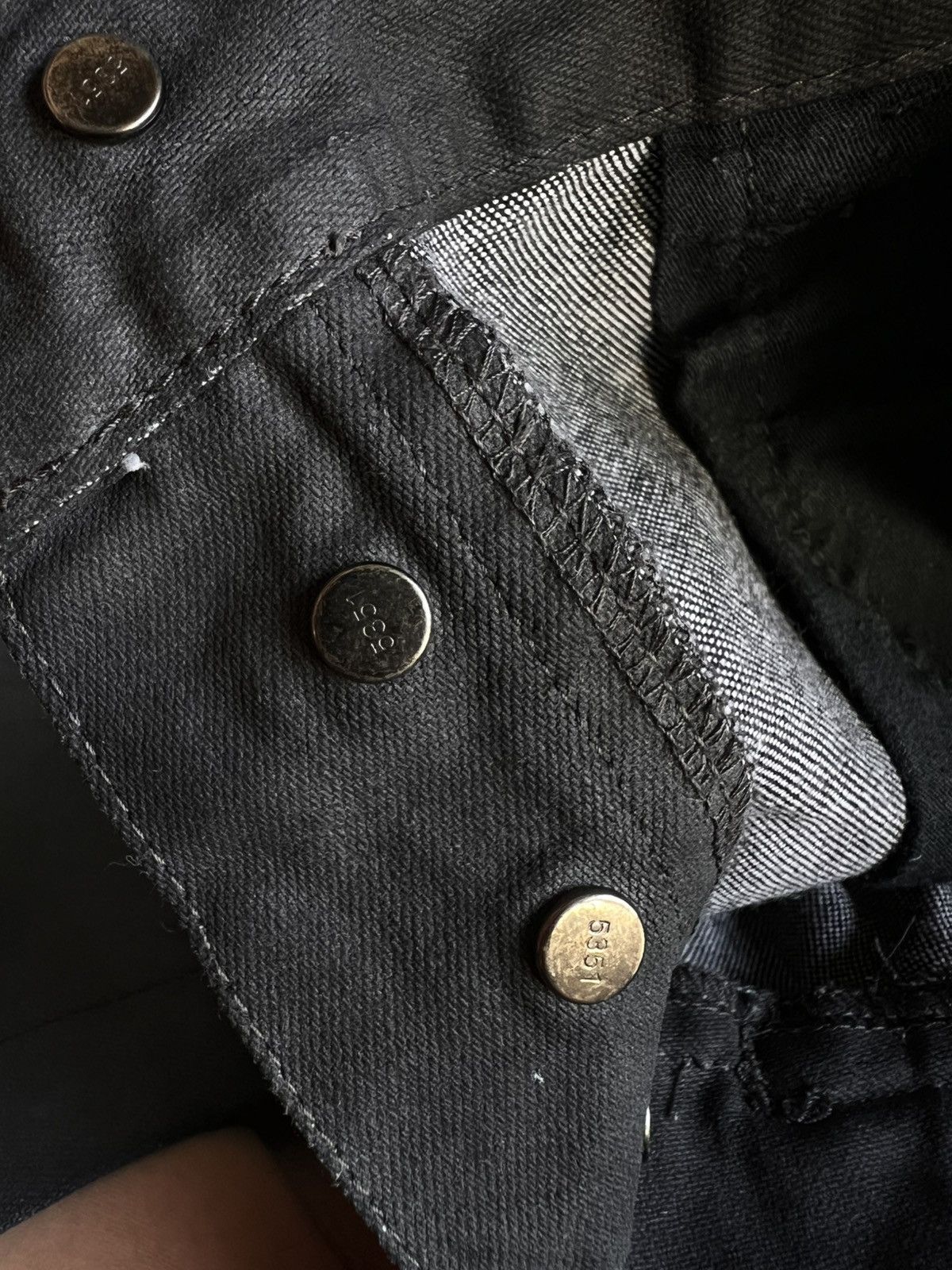 5351 POUR LES HOMMES 5351 Pour Les Hommes Waxed Cargo Pants Size US 28 / EU 44 - 11 Thumbnail