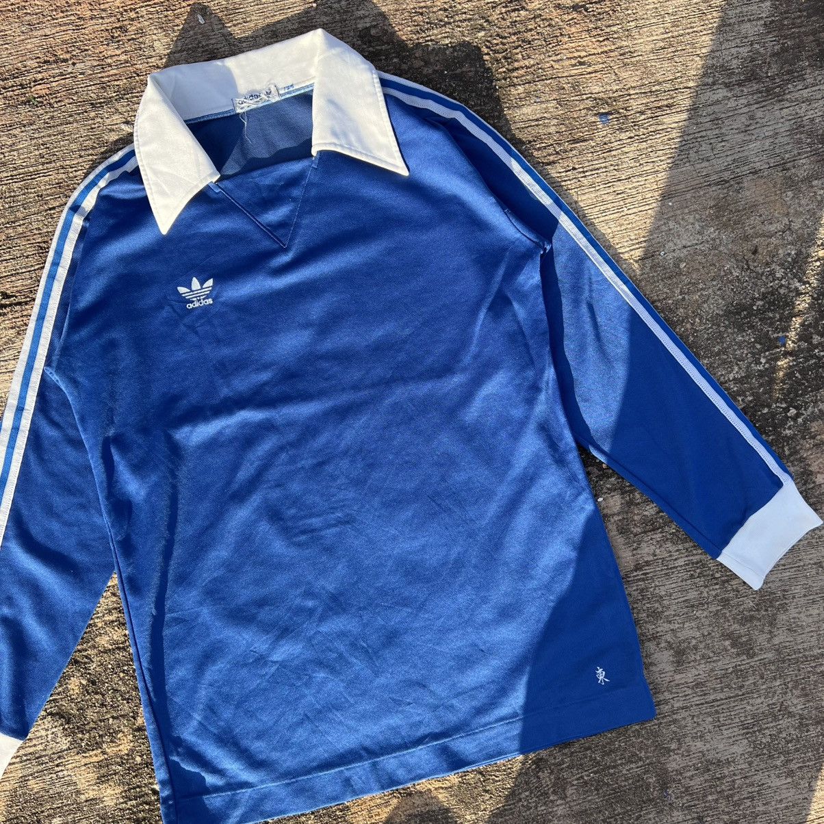 Adidas × Vintage Vintage Adidas Shape collar Long TShirt Size US M / EU 48-50 / 2 - 3 Thumbnail