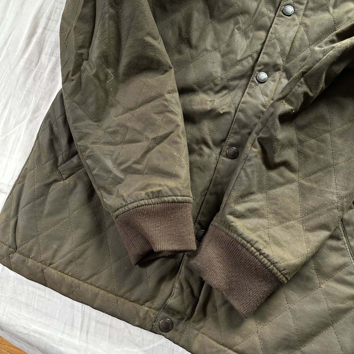 Supreme Olive Waxed Quilted Cotton Jacket F/W 2010 | Grailed