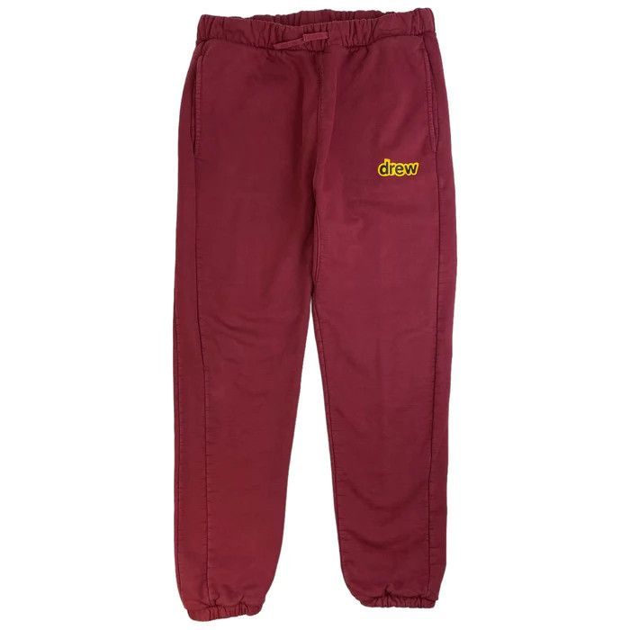 image of Drew House Sweatpants Burgundy, Men's (Size 38)