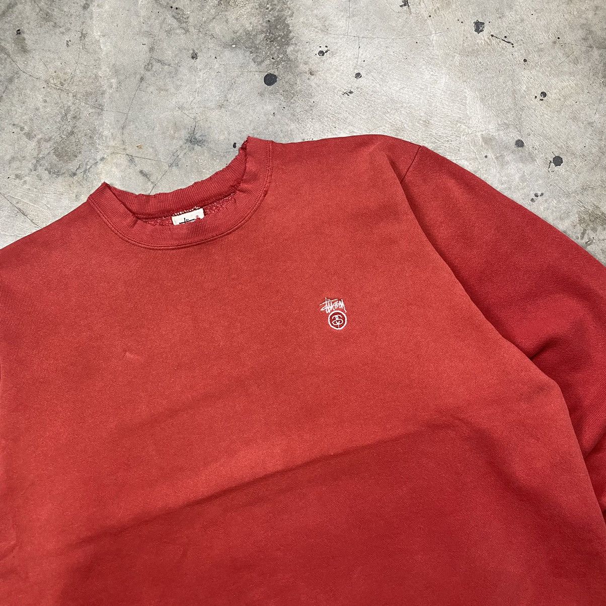 Stussy Grail💥80s Distressed Stussy Boxy Oversize Crewneck Size US M / EU 48-50 / 2 - 2 Thumbnail