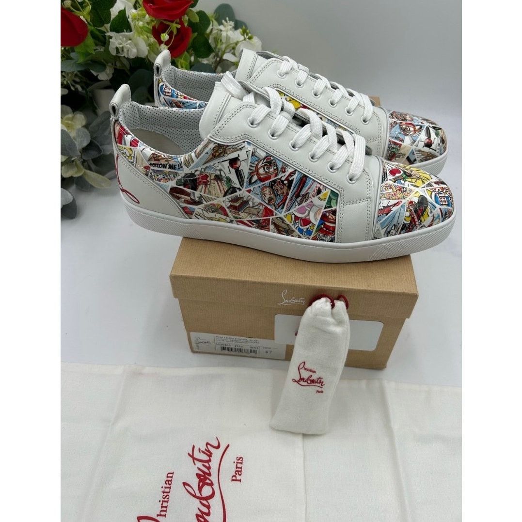 Christian Louboutin Christian Louboutin fun Louis Jr flat patent sneaker sz 47 Size US 14 / EU 47 - 11 Thumbnail