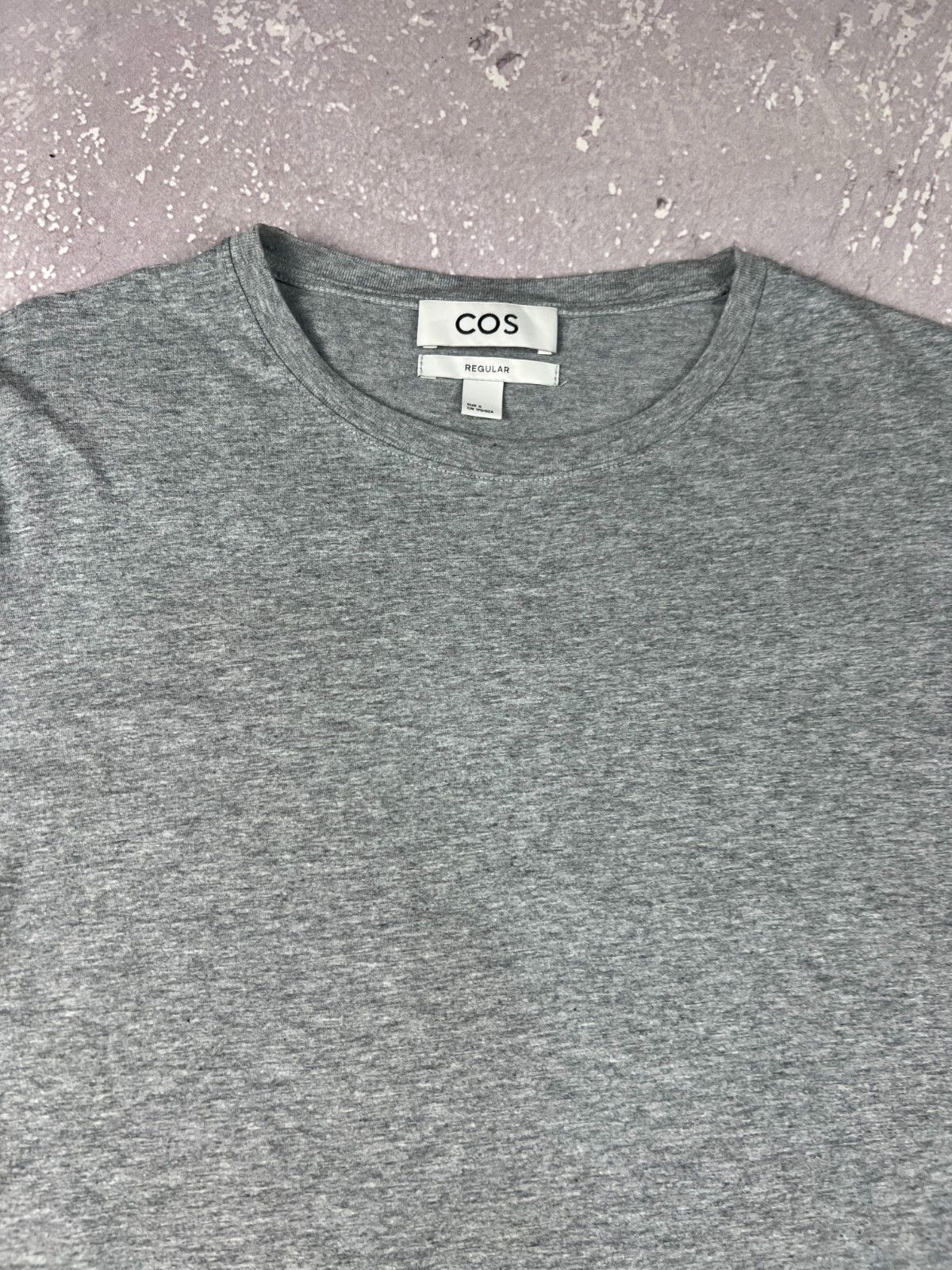 Cos COS Basic Cotton Gray T Shirt Mens Small Size US S / EU 44-46 / 1 - 3 Thumbnail