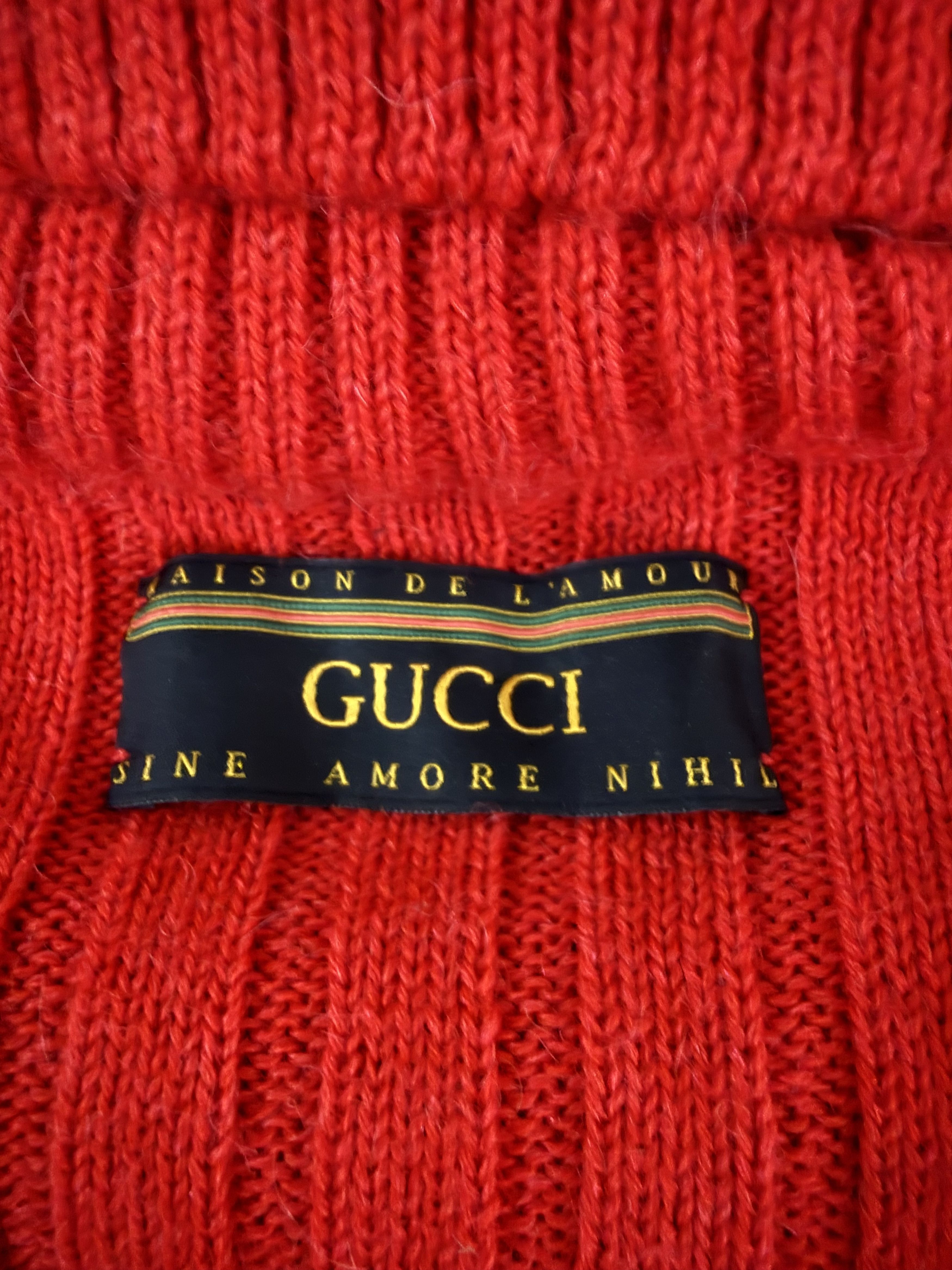 Gucci Gucci Alpaca Maison Amour Turtleneck Size US L / EU 52-54 / 3 - 11 Thumbnail
