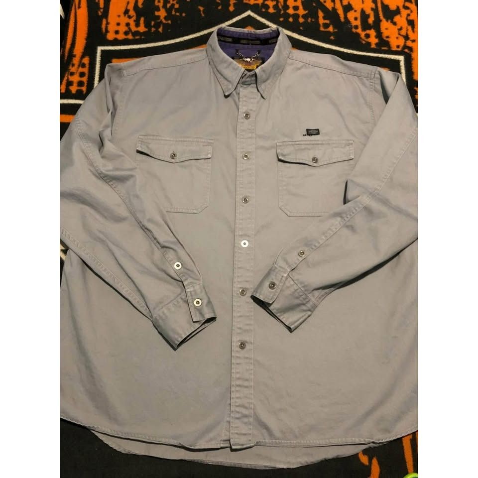 Harley Davidson Harley-Davidson Casual Button Down Shirt XL Men, Embroidery Size US XL / EU 56 / 4 - 7 Thumbnail