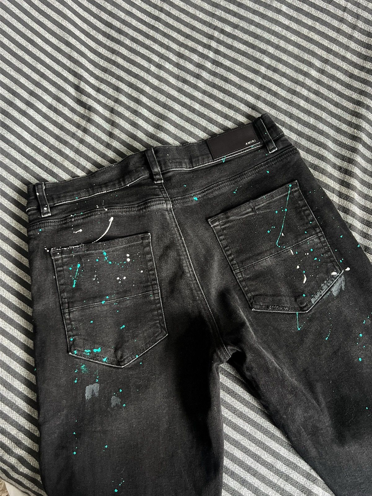 Amiri Amiri Paint Splatter Jeans Size US 34 / EU 50 - 17 Thumbnail