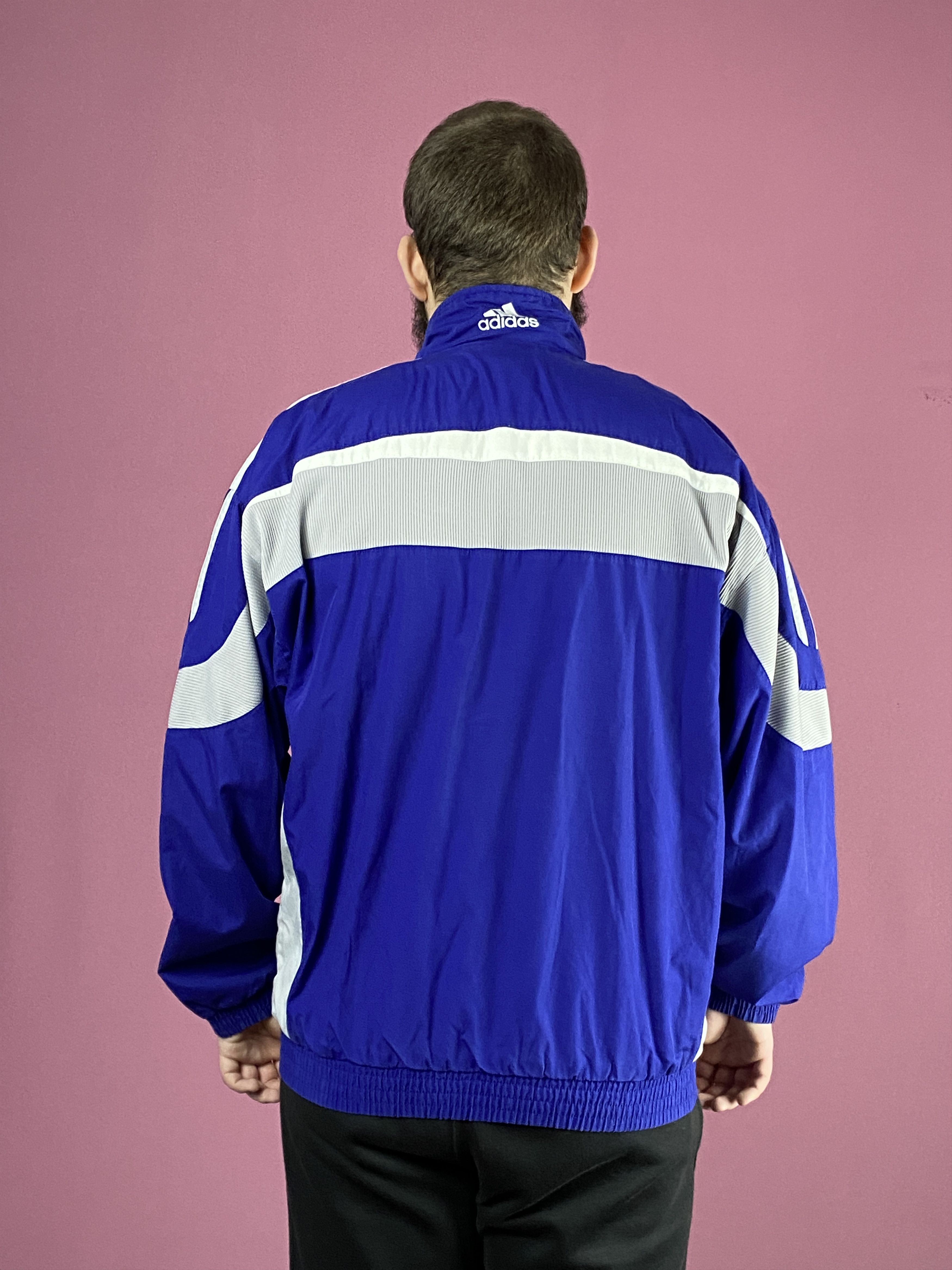 Adidas × Vintage 90s Adidas Vintage Men's Windbreaker Jacket - M Size US M / EU 48-50 / 2 - 3 Thumbnail