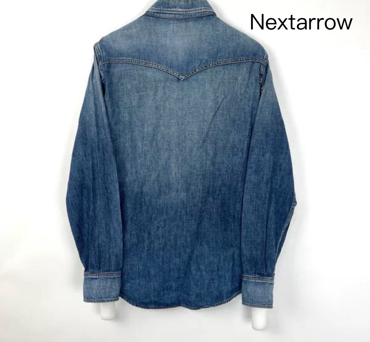Saint Laurent Paris × Yves Saint Laurent Saint Laurent button down denim shirt 2412-Nextarrow Size US S / EU 44-46 / 1 - 2 Thumbnail