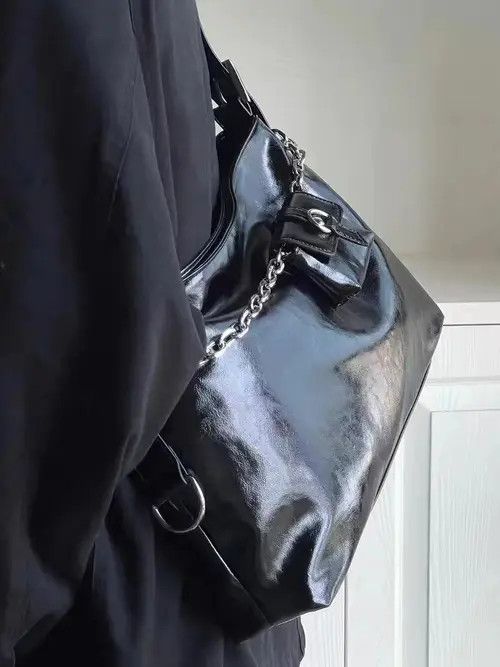 Japanese Brand Bag Black large capacity shoulder bag Size ONE SIZE - 3 Thumbnail