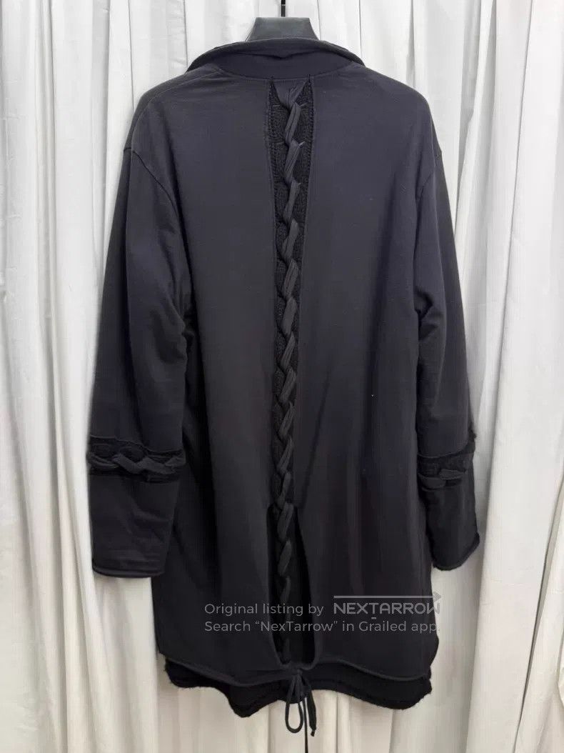 Yohji Yamamoto YOHJI YAMAMOTO Wool Tie Front Coat Size US L / EU 52-54 / 3 - 8 Thumbnail