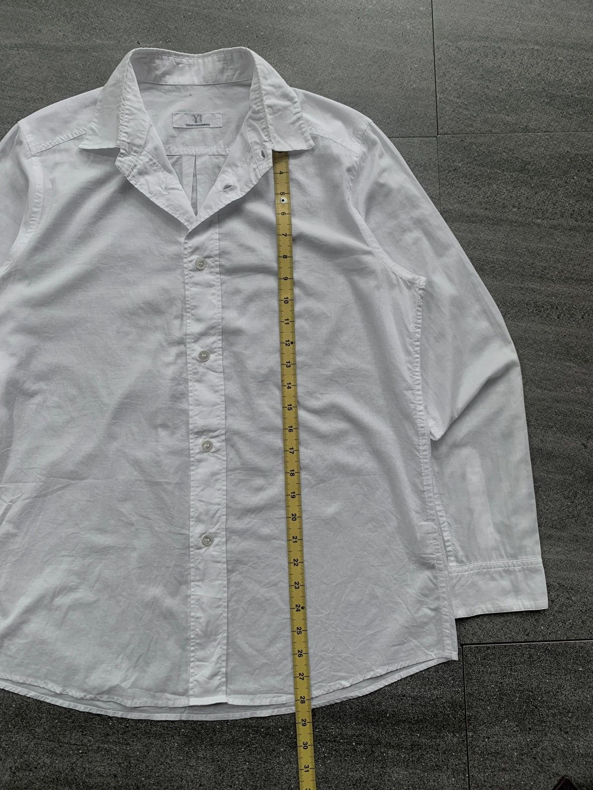 Yohji Yamamoto FREE TAX! Ys Basic White Ls Shirt Size US S / EU 44-46 / 1 - 9 Thumbnail