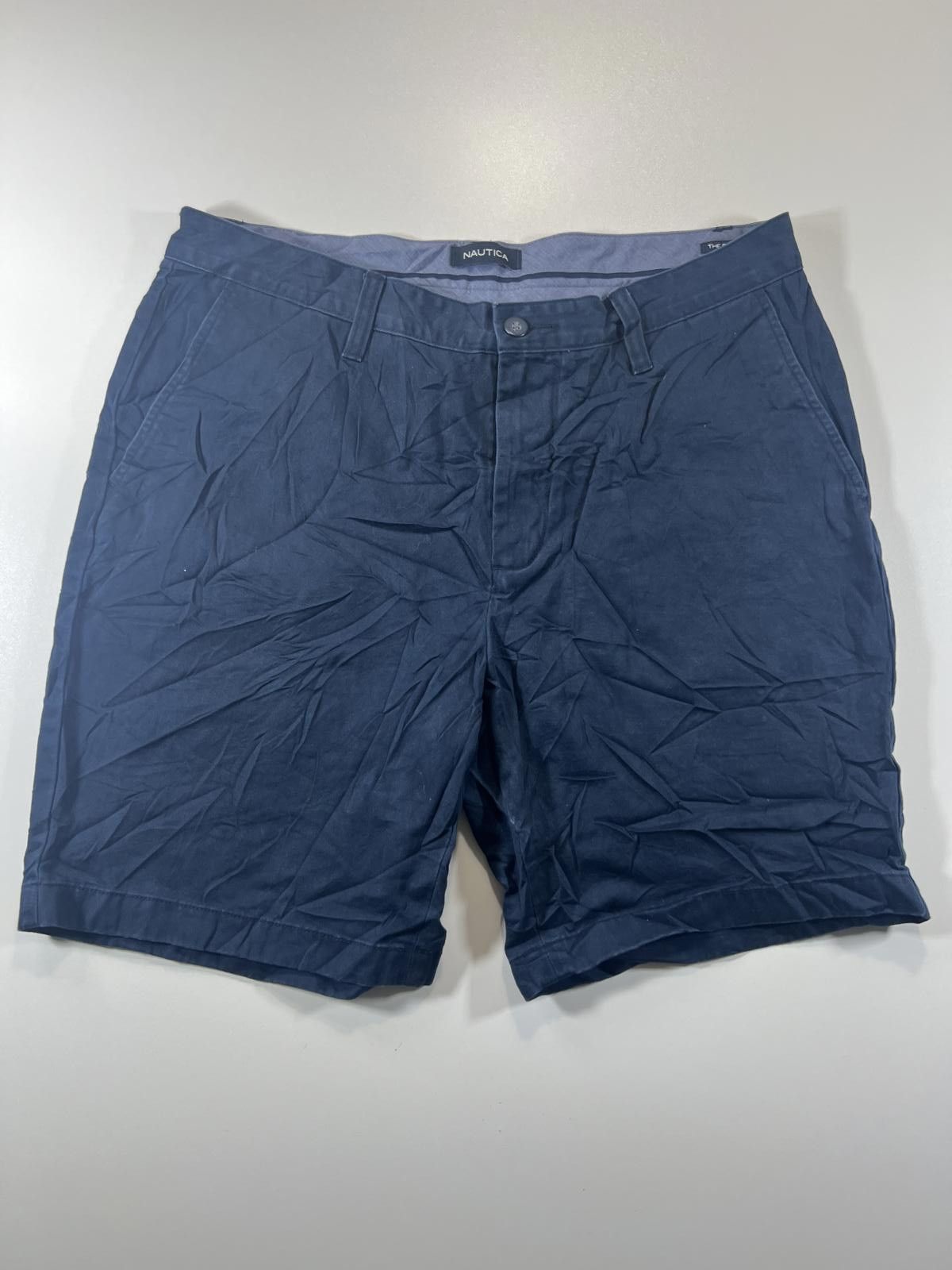 Nautica Nautica The Deck Short Men's Navy Blue Shorts Size 34W Size US 34 / EU 50 - 1 Thumbnail