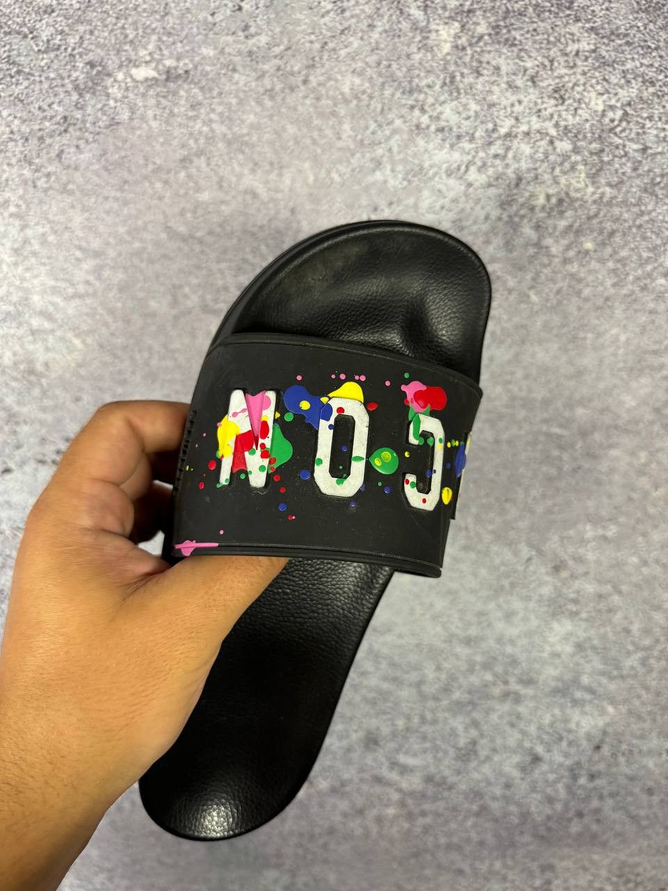 Dsquared2 RRP $300 Dsquared2 ICON Painted Slides 37 size Size US 5 / EU 37 - 11 Thumbnail