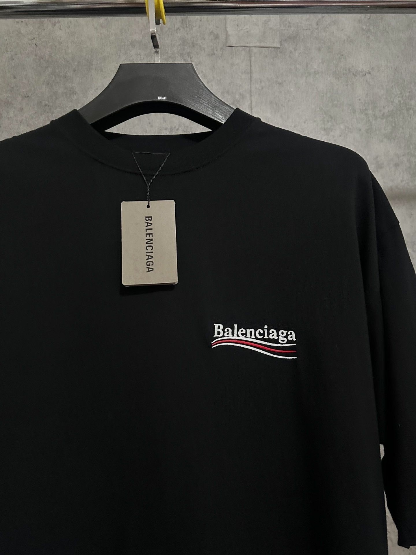 Balenciaga Balenciaga Cola Wave Embroidery Logo T-Shirt Size US XL / EU 56 / 4 - 2 Thumbnail