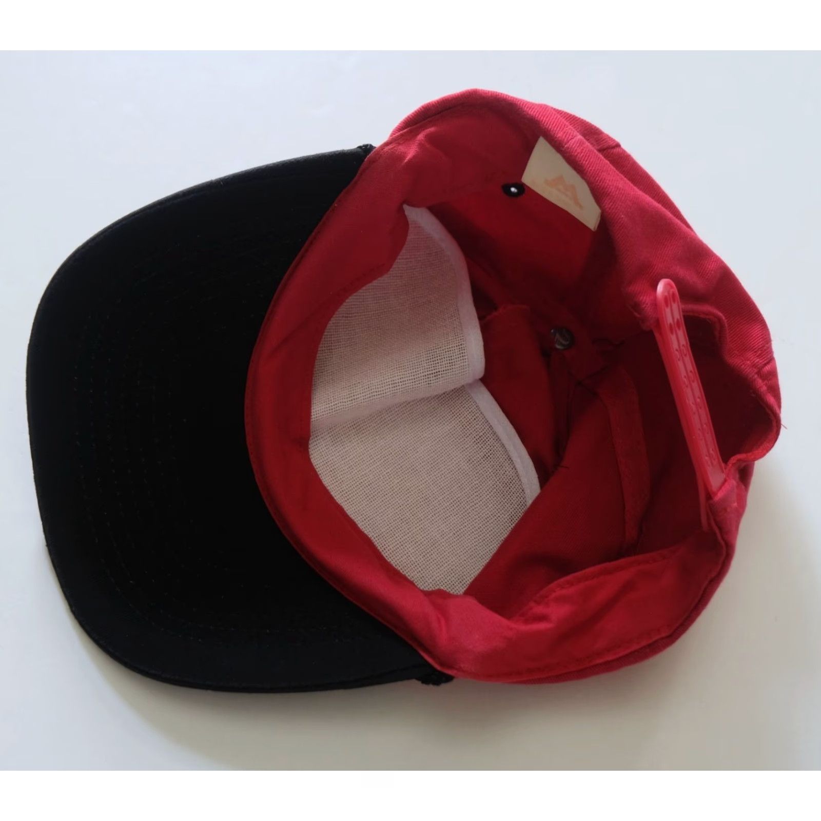 Vintage VINTAGE USA 80s 90s RACING FLAG FUNNY PUFF PRINT ADJUSTABLE BASEBALL HAT CAP ONESIZE Size ONE SIZE - 5 Thumbnail