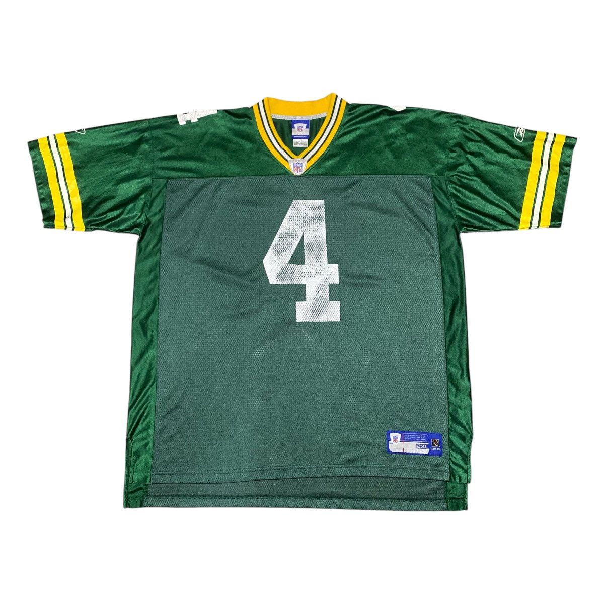 NFL × Vintage VINTAGE BRETT FAVRE GREEN BAY PACKERS REEBOK NFL JERSEY #4 Size US XXL / EU 58 / 5 - 1 Thumbnail