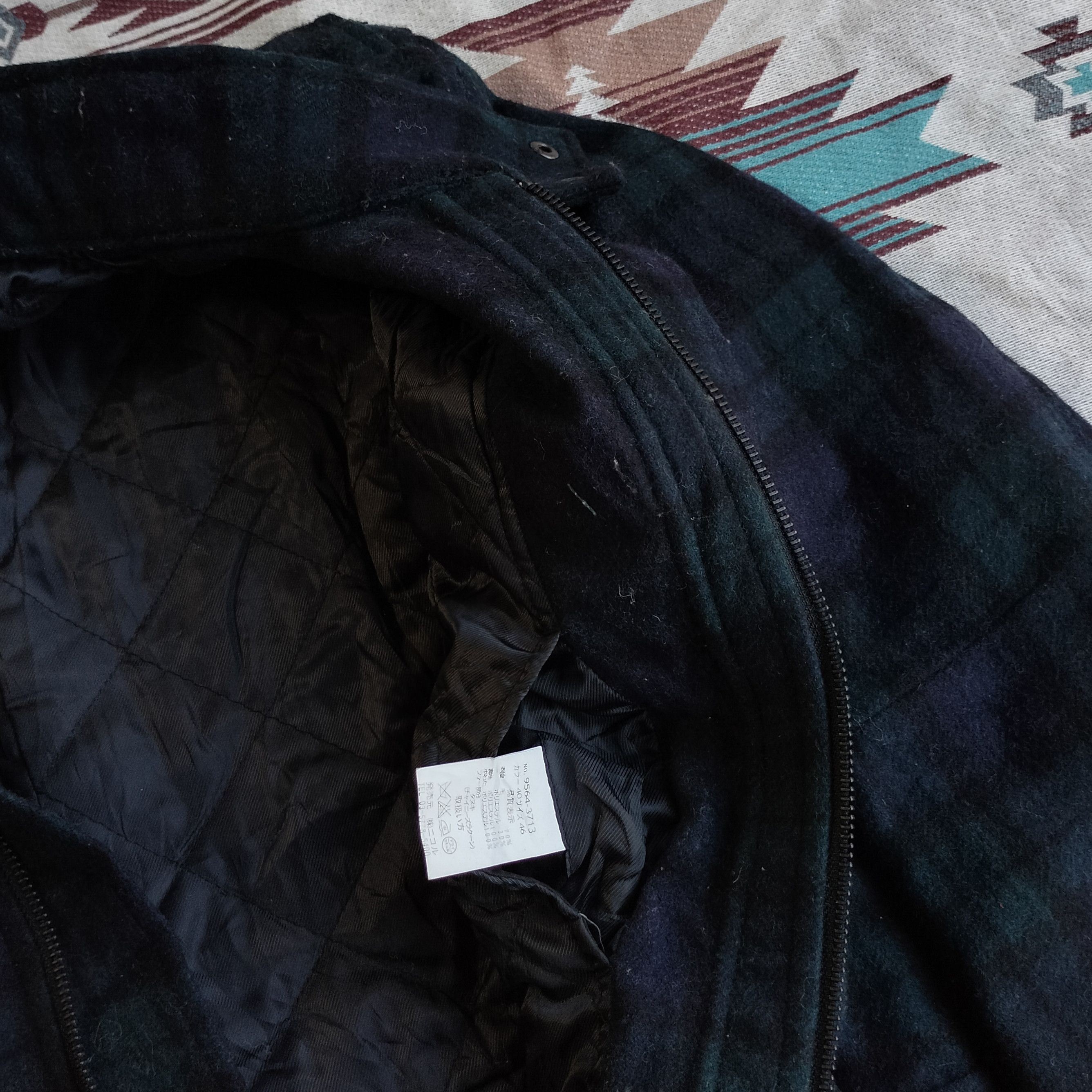 Nicole Club Nicole Club For Men japan plaid wool jacket Size US M / EU 48-50 / 2 - 11 Thumbnail