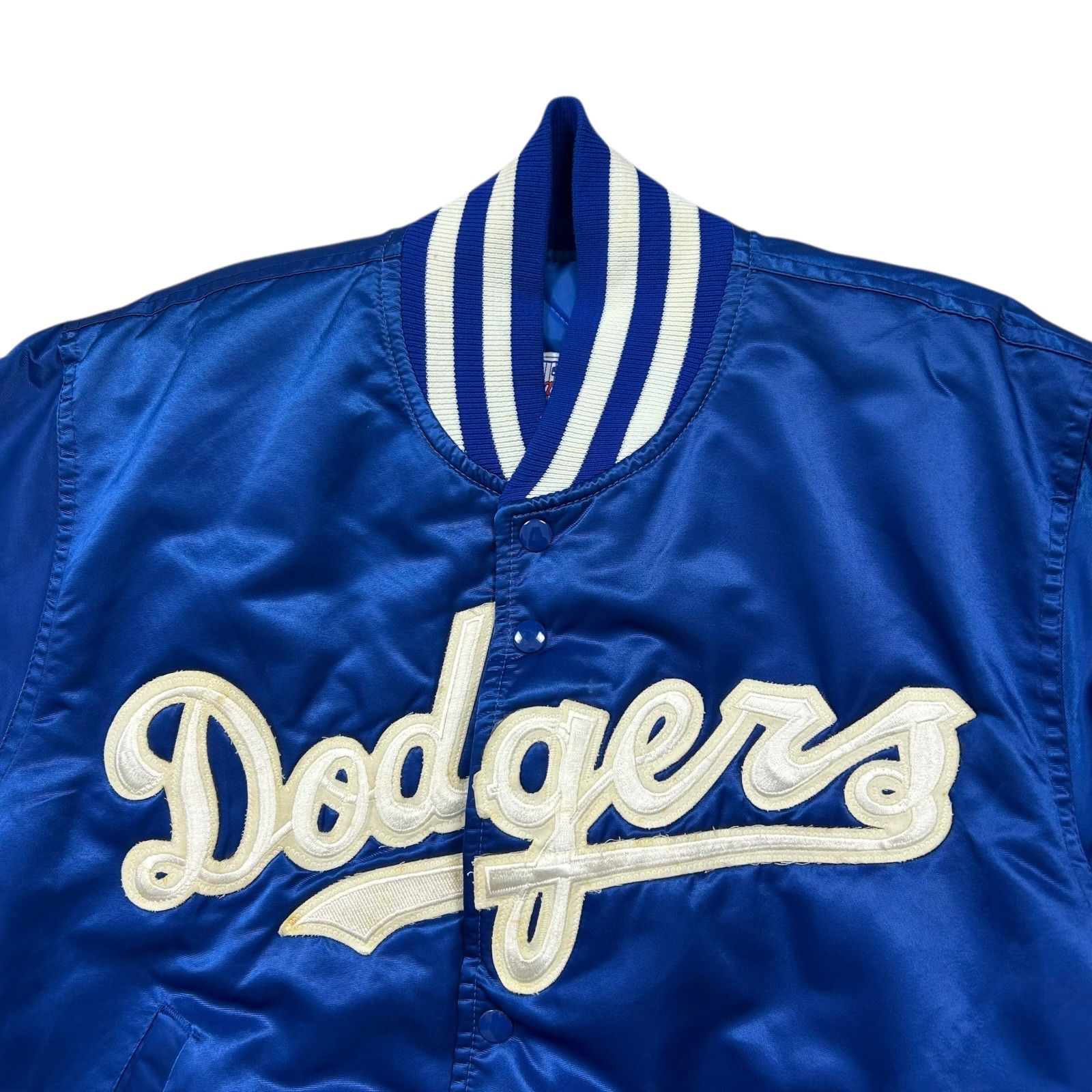 MLB RARE VTG 90s Dodgers Valenzuela 34 STARTER SATIN JACKET Size US M / EU 48-50 / 2 - 4 Thumbnail