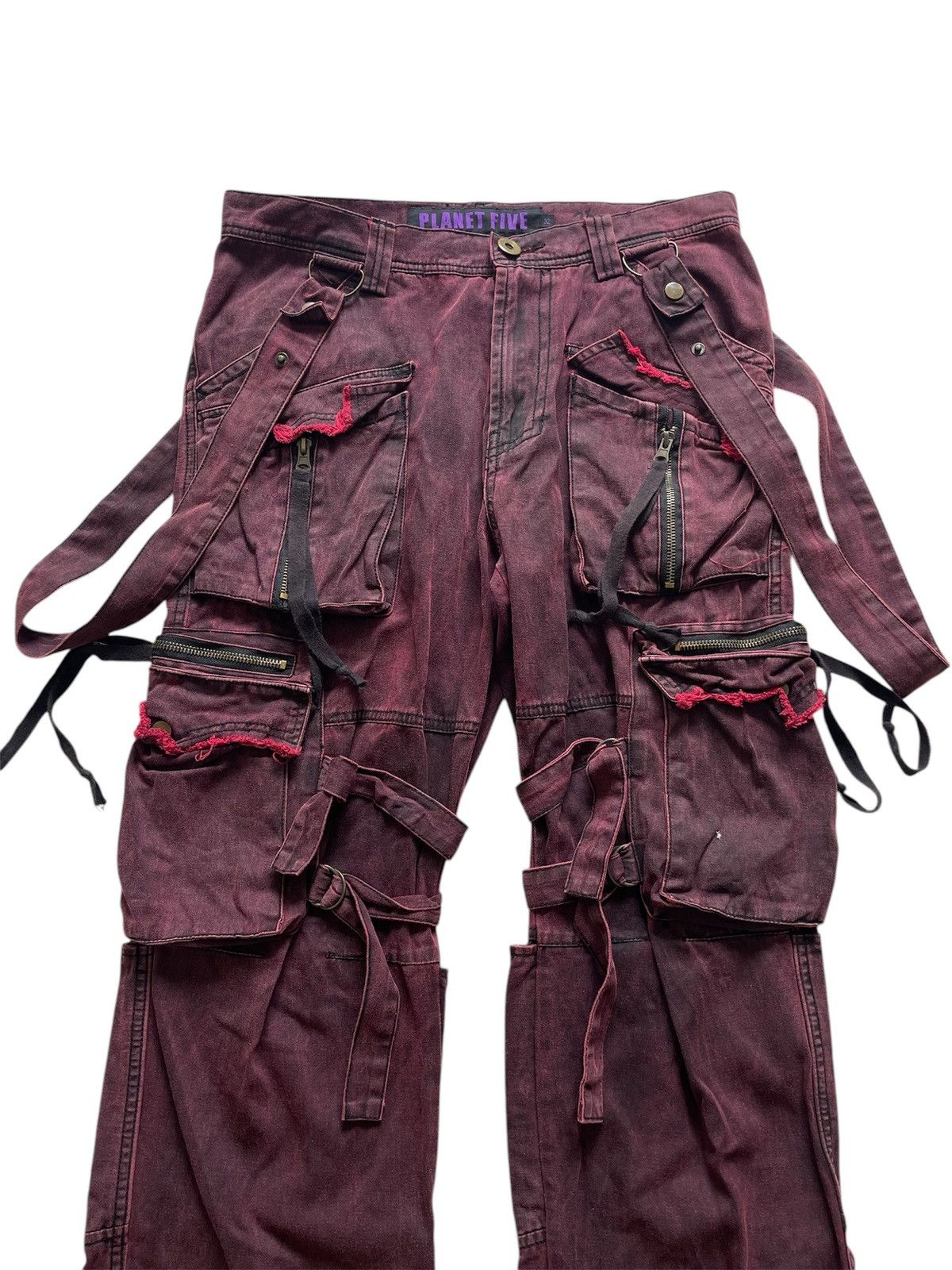 Japanese Brand Vintage Japanese Brand Parachute Bondage Cargo Pant Size US 32 / EU 48 - 5 Thumbnail
