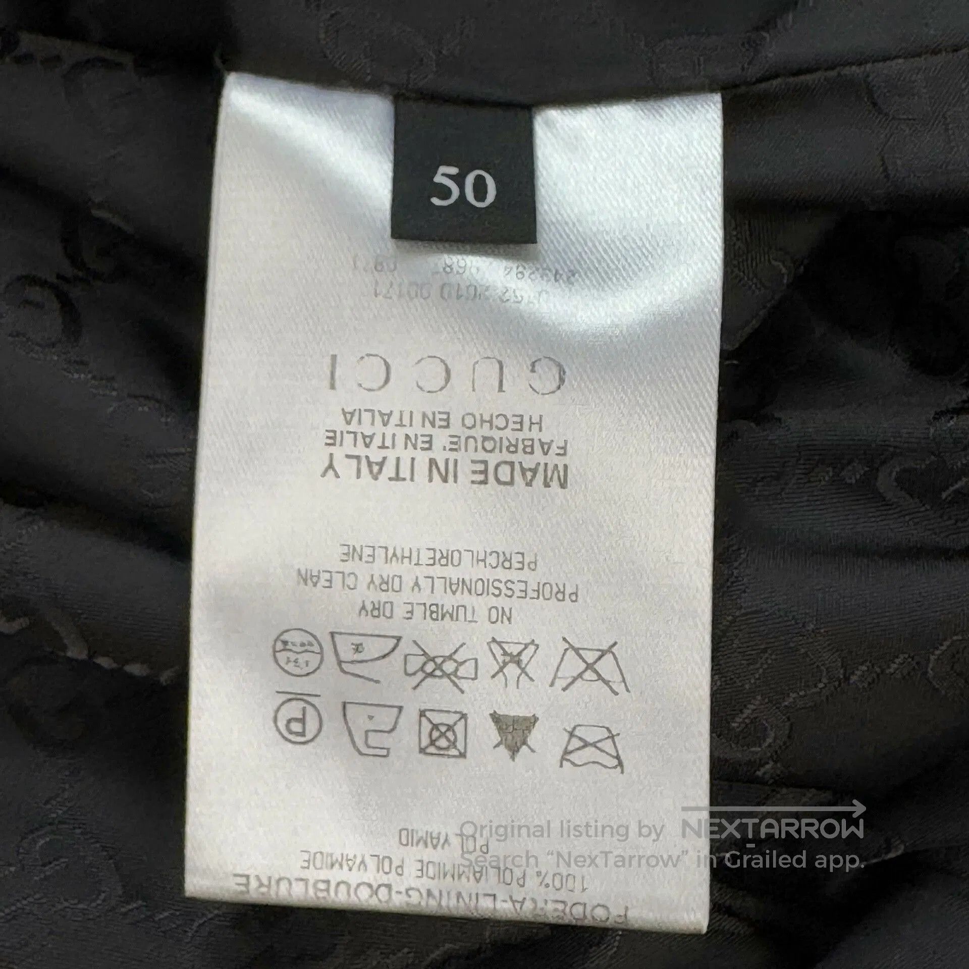 Gucci Gucci All-over Logo Zipper Jacket Size 50. Size US M / EU 48-50 / 2 - 4 Thumbnail