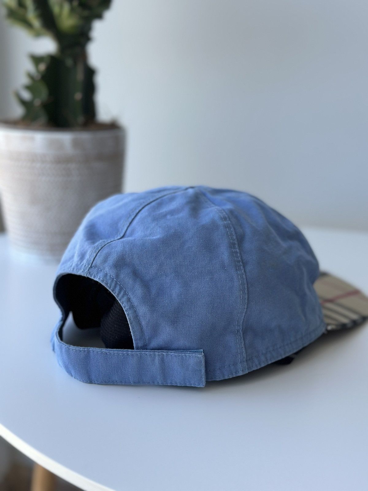 Burberry 💥FINAL DROP💥Vintage Rare Burberry 5 Panel Cap Novacheck Size ONE SIZE - 4 Thumbnail