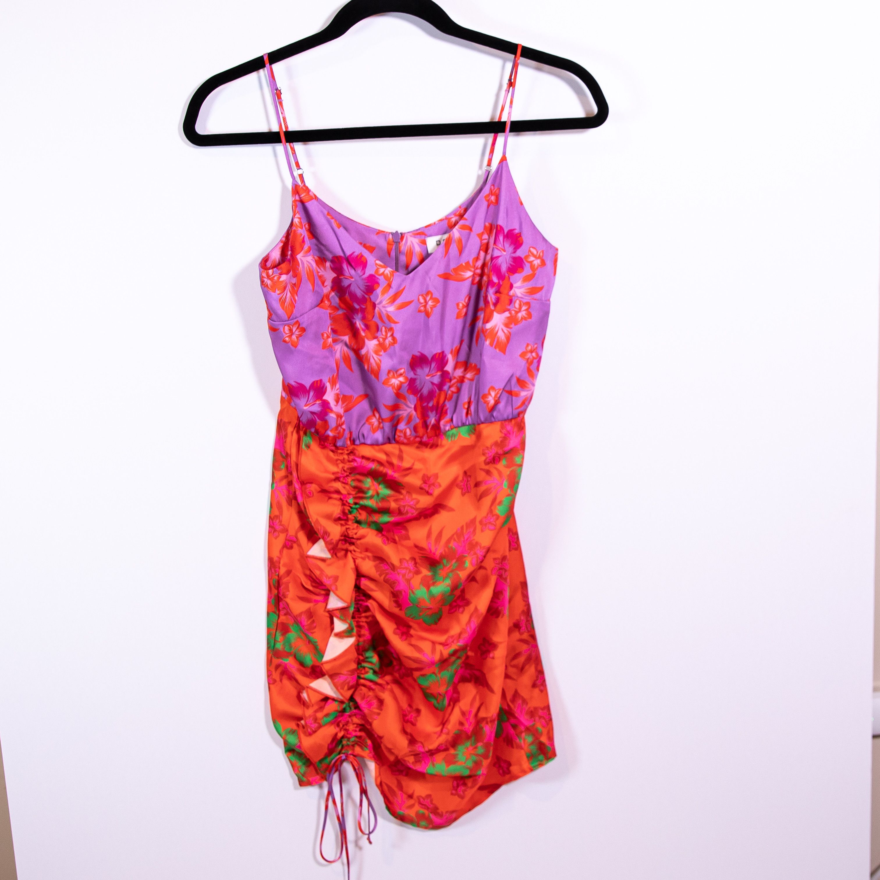 Other Delfi Lala Satin Multi Color Floral Flower Print Size XS / US 0-2 / IT 36-38 - 1 Thumbnail