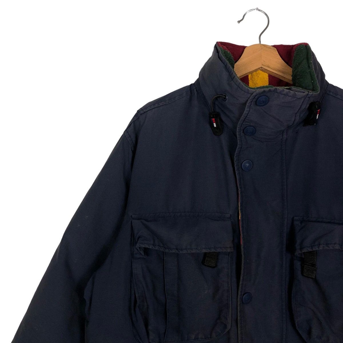 Japanese Brand 🔥90’s Vintage Hunting Jacket Cargo Pocket Tommy Hilfiger Size US S / EU 44-46 / 1 - 6 Thumbnail