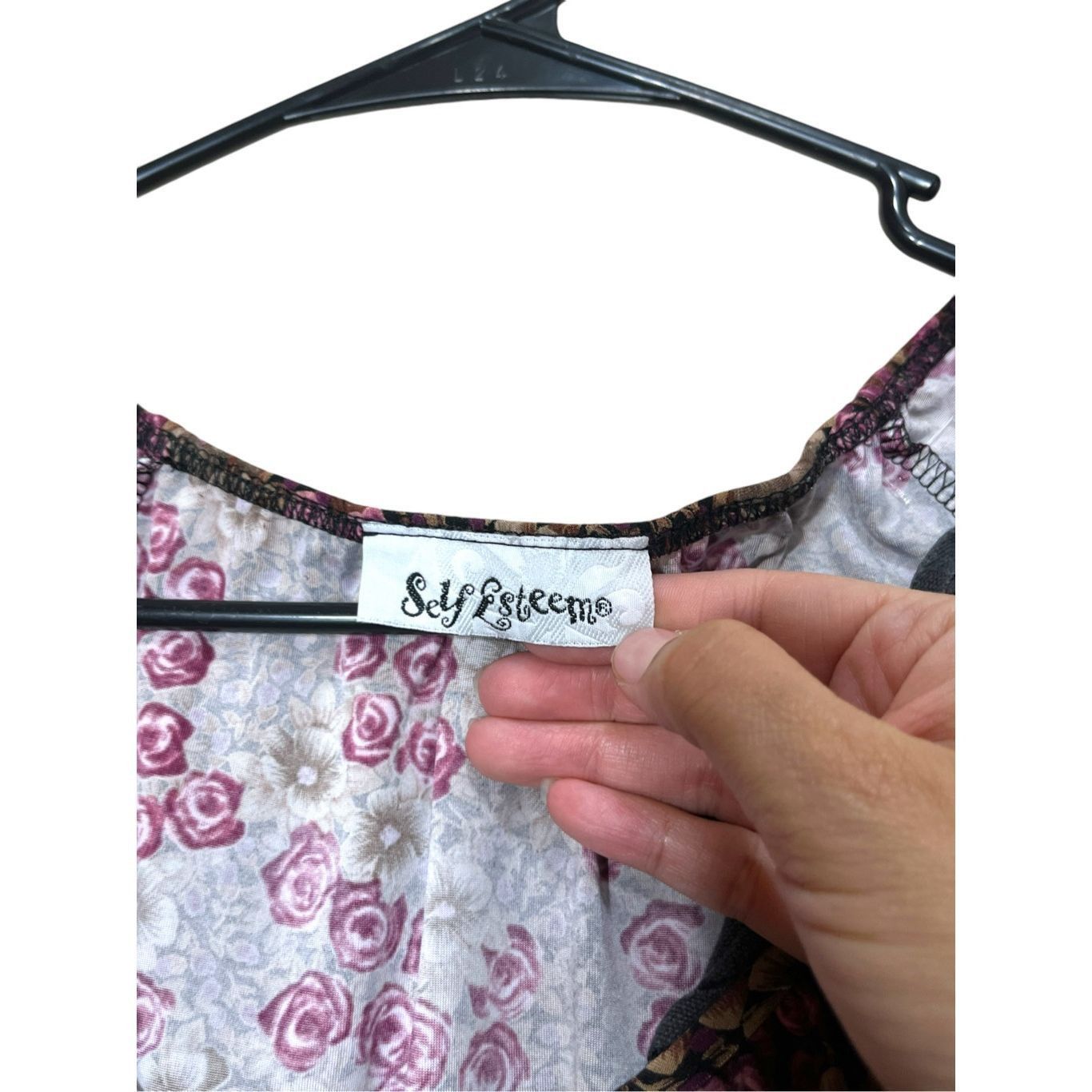 Other Vintage Self Esteem Y2K Floral Print Babydoll Blouse Size M / US 6-8 / IT 42-44 - 7 Thumbnail