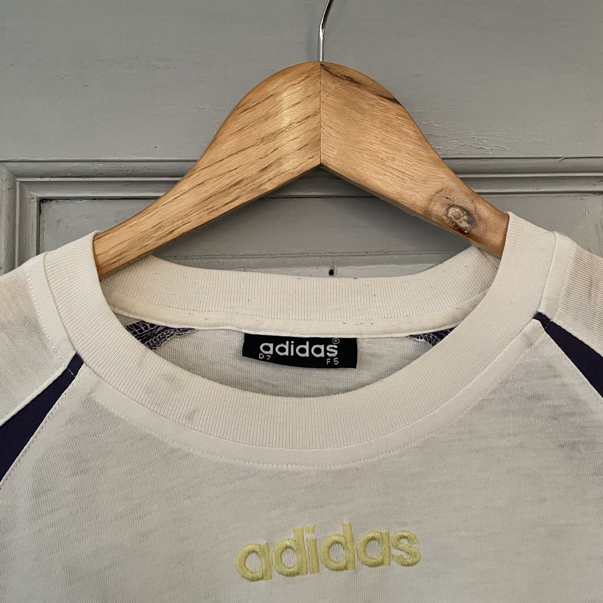Adidas × Vintage Vintage 1990s Adidas t-shirt retro style y2k opium Size US XL / EU 56 / 4 - 8 Thumbnail