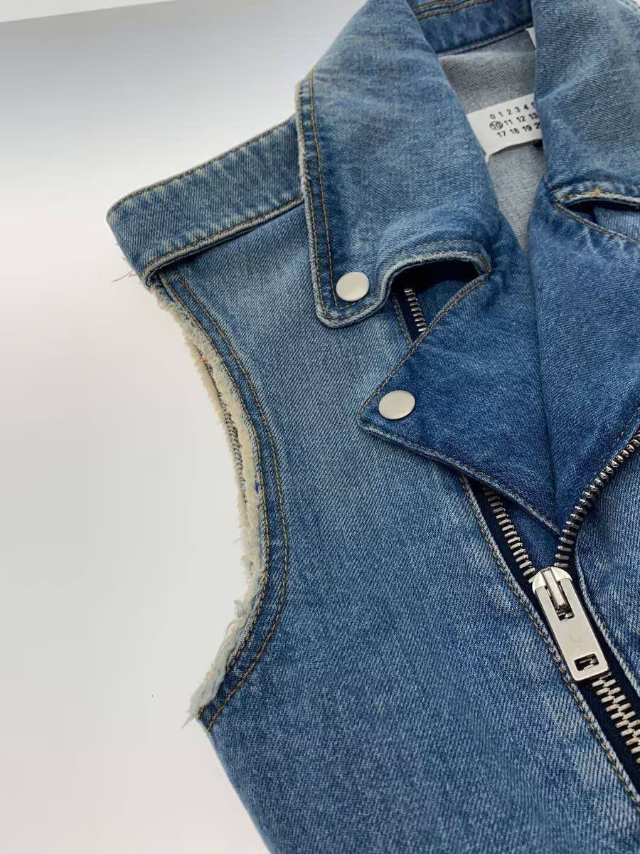 Maison Margiela SS17 Denim Biker Vest Size US S / EU 44-46 / 1 - 3 Thumbnail