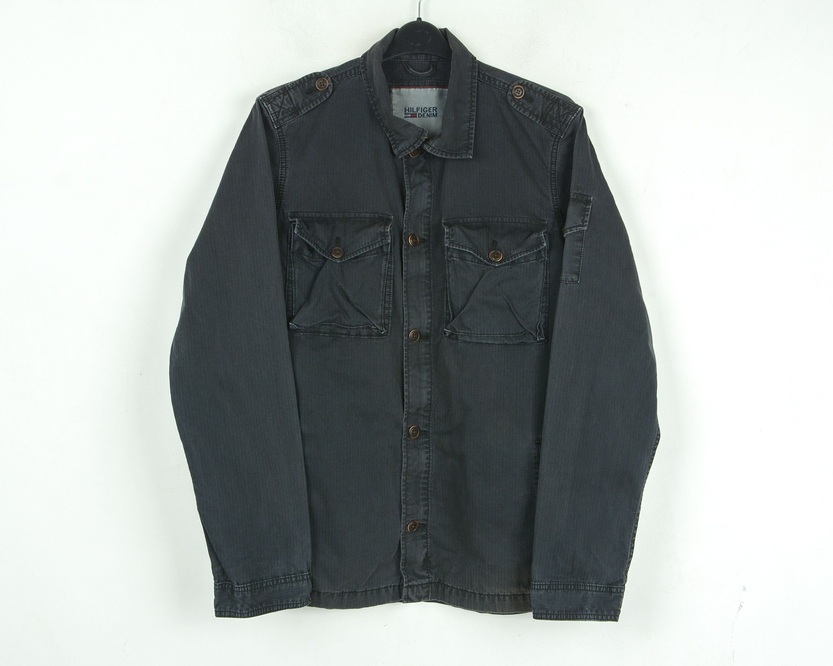 Tommy Hilfiger 2XL Field Jacket Coat Windbreaker Streetwear Zip Up Grey Top Size US XXL / EU 58 / 5 - 1 Thumbnail
