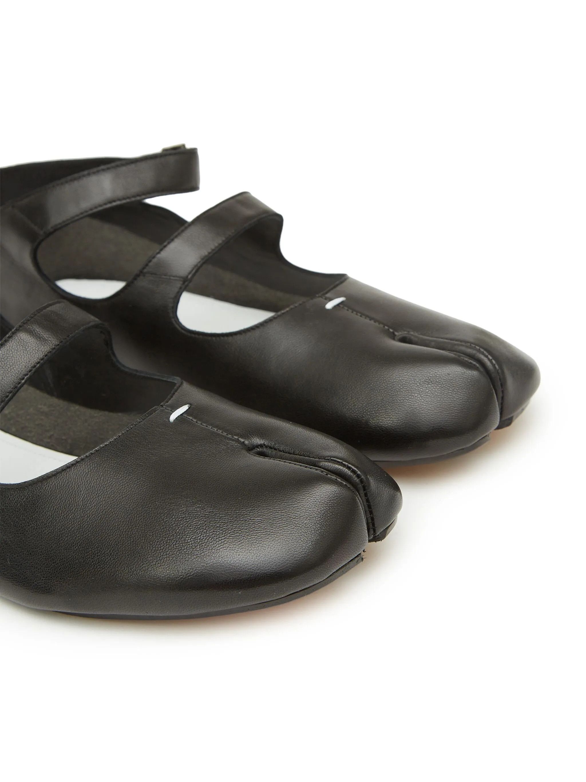 Maison Margiela o1bcso1str0226 Tabi Soft Sandals in Black Size US 8 / IT 38 - 5 Thumbnail