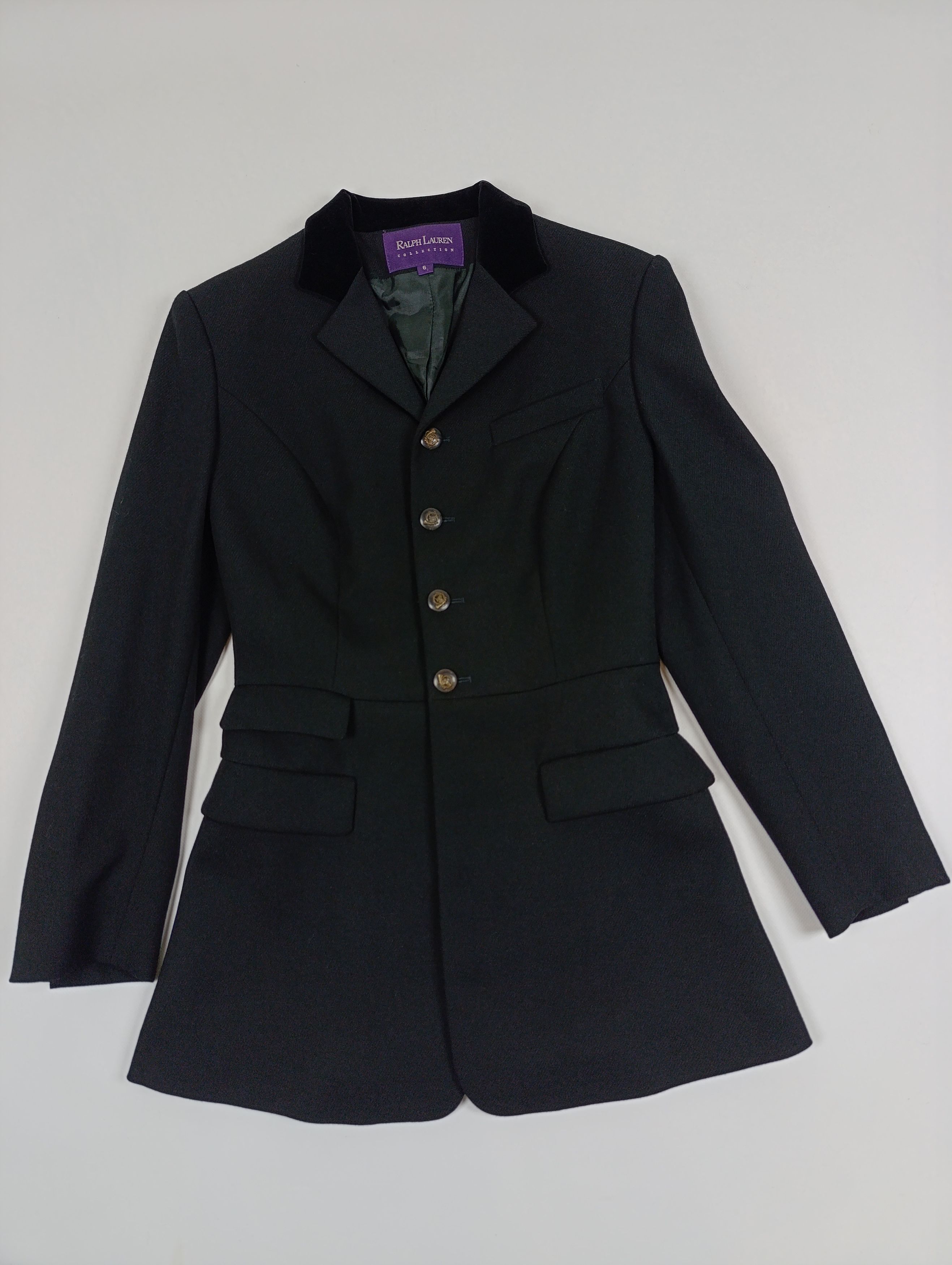 Polo Ralph Lauren POLO RALPH PURPLE LABEL WOMEN'S WOOL COAT Size M / US 6-8 / IT 42-44 - 1 Thumbnail