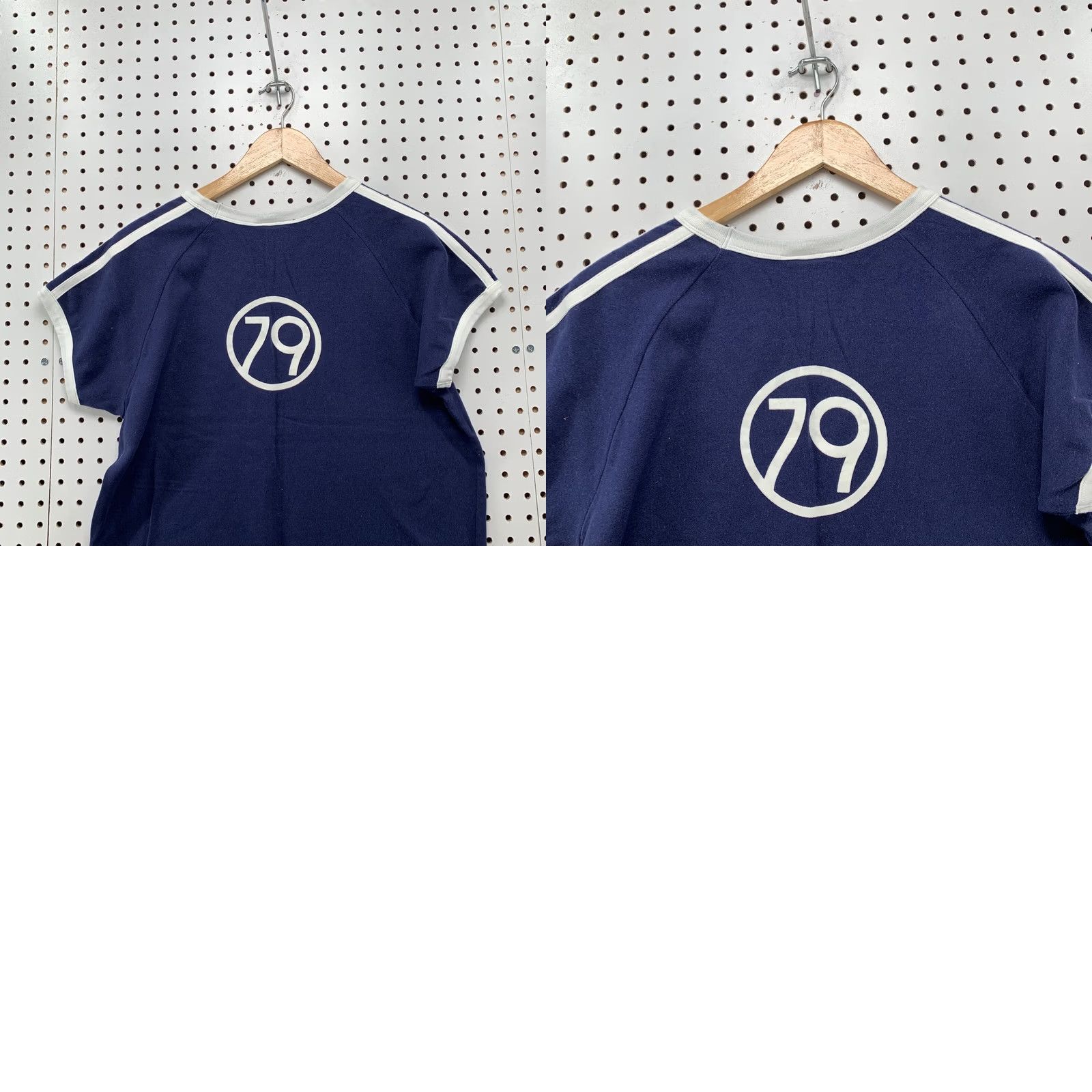 Spell VINTAGE ESPN Shirt Womens L Blue Whit Spell Out Ladies Top 5x22 Size L / US 10 / IT 46 - 9 Thumbnail