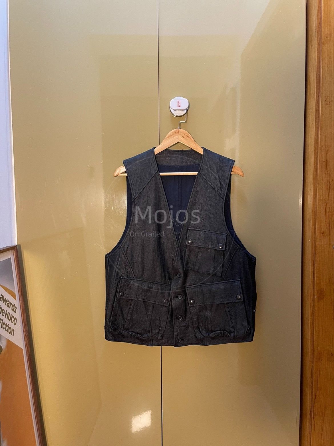 Yohji Yamamoto Sz F Yohji Yamamoto Pour Homme 80s Leather Vest-2508 Size US M / EU 48-50 / 2 - 1 Thumbnail
