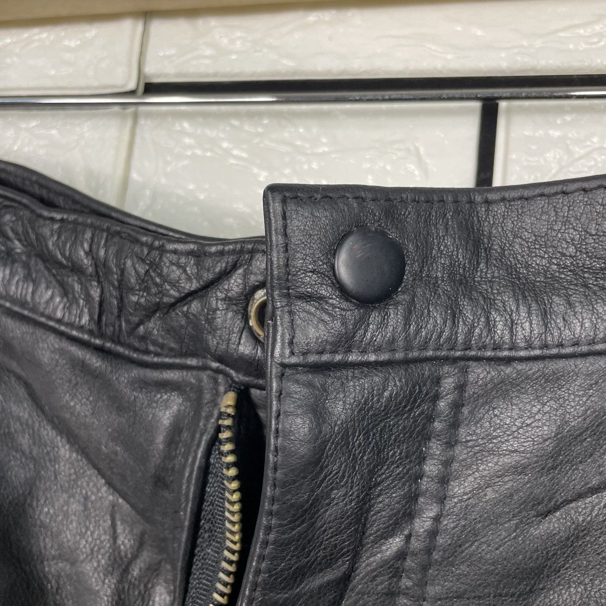 Japanese Brand Scare Teht Motorcycle Biker Leather Pant Size US 32 / EU 48 - 12 Thumbnail