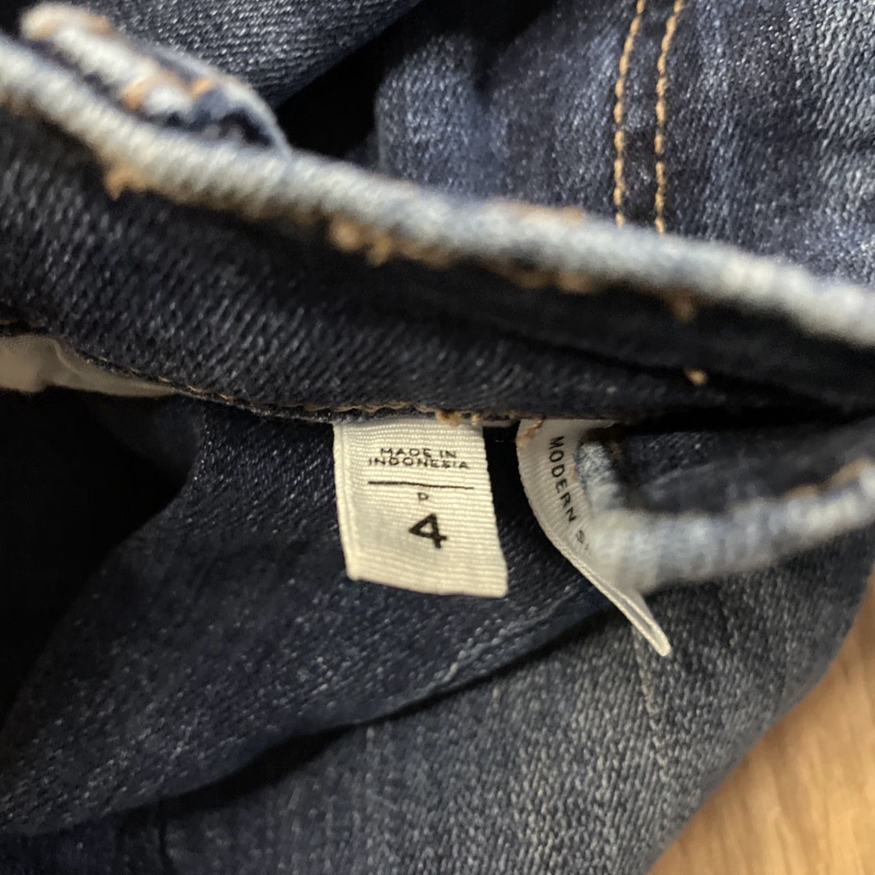 Loft VINTAGE LOFT Womens Jeans Skinny Fit 4P Petites Mid-Rise Blue Denim 2010s Size 27" / US 4 / IT 40 - 3 Thumbnail
