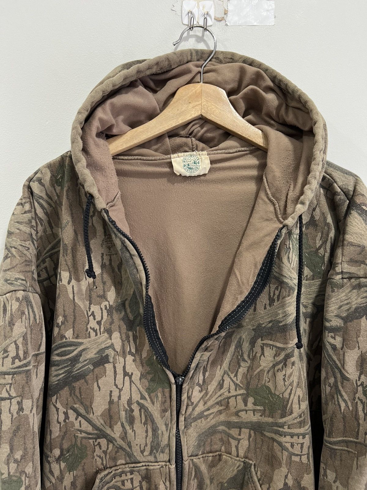 Vintage Vintage Real Tree Mossy Oaks Camo Hoodie Zip Up Sweater xxl Size US XXL / EU 58 / 5 - 4 Thumbnail