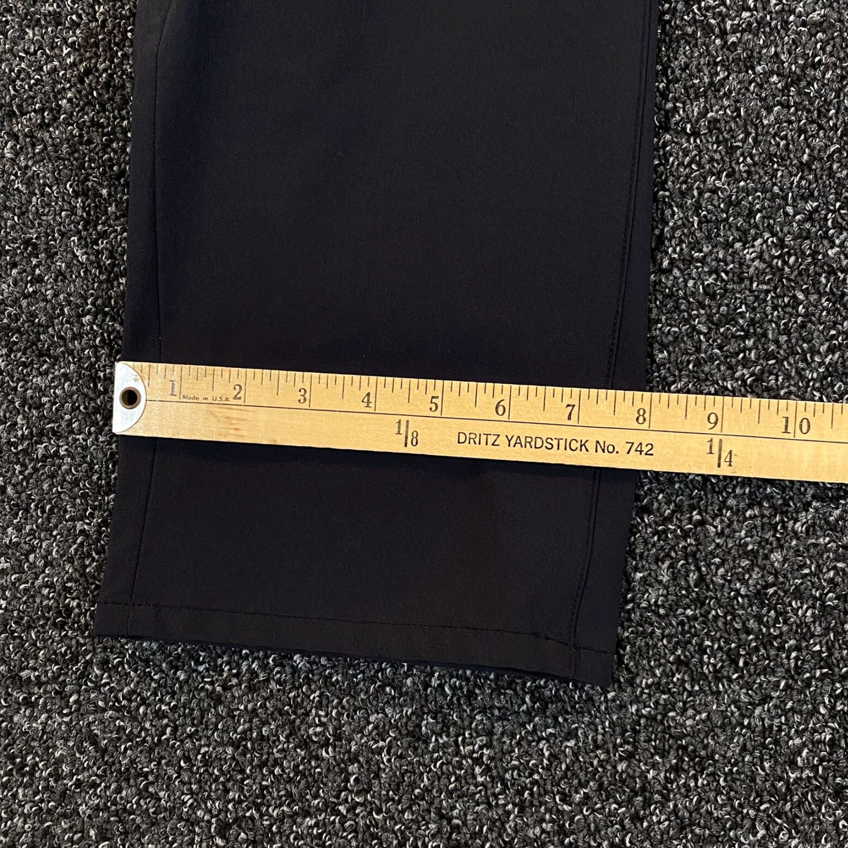 Vintage J Hilburn Pants Mens 38 Regular Dress Pants Black 38W 27L Polyester Casual Mens Size US 38 / EU 54 - 7 Thumbnail