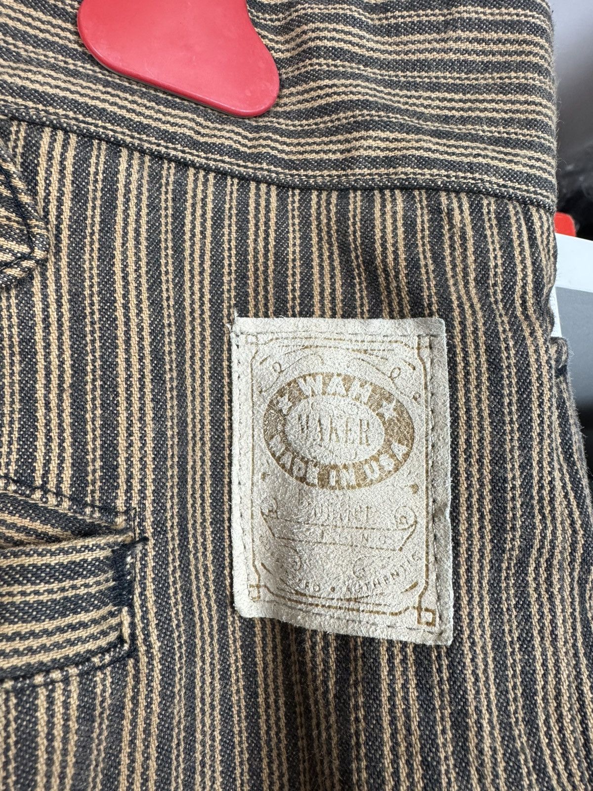 Other Vintage Wah Maker USA Buckle Back Striped Western Pants Size US 38 / EU 54 - 19 Thumbnail