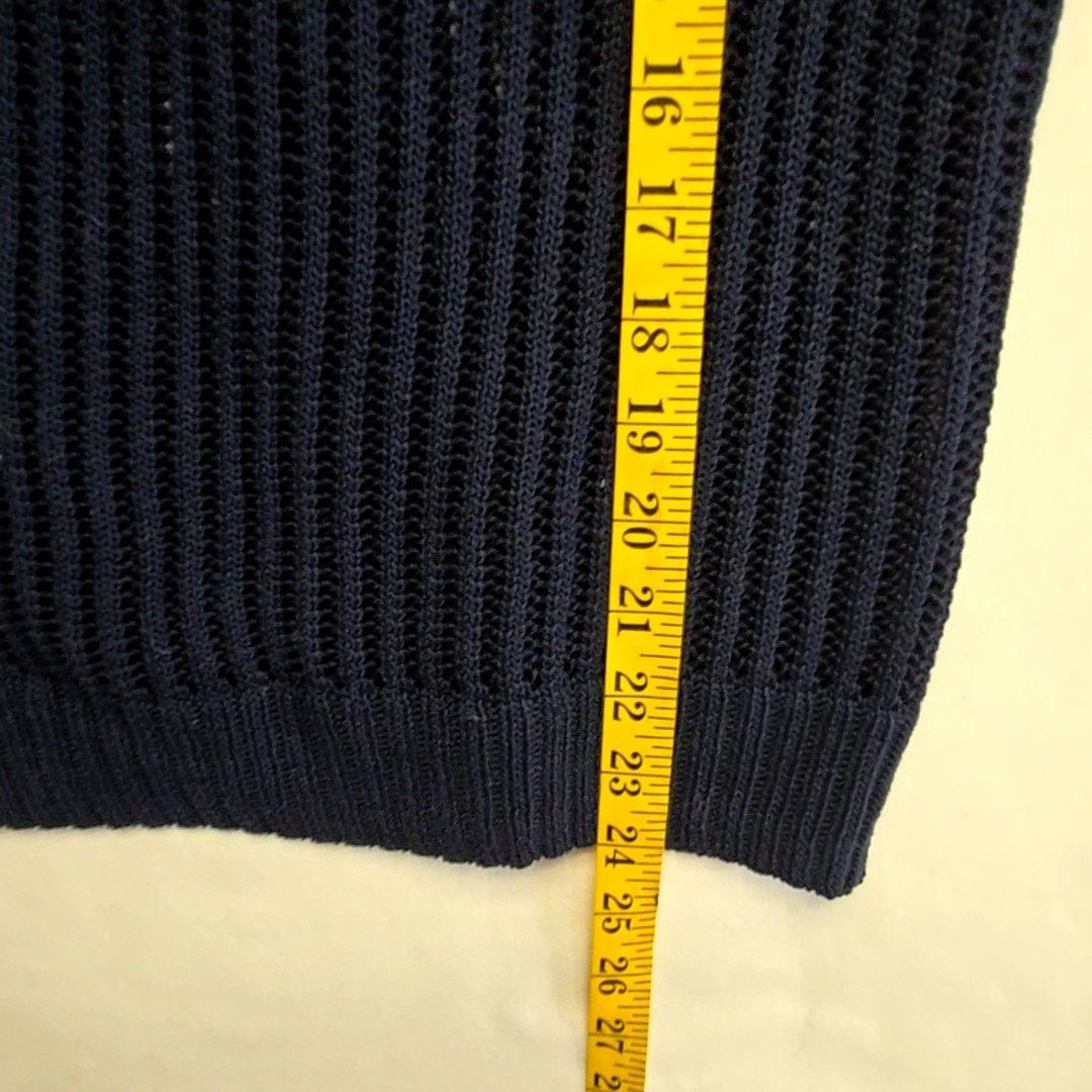 Lauren Ralph Lauren Lauren Ralph Lauren Navy Blue Knit Cardigan Sweater Small Size S / US 4 / IT 40 - 10 Thumbnail